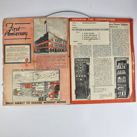 1935-1936 Canadian Tire Confidential Radio Vintage Catalog Rare Vancouver Canada - Picture 9 of 16